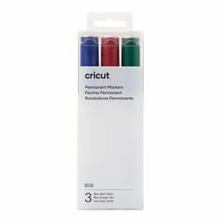 Cricut 2008876 marcatore permanente Blu, Verde, Rosso 3 pz