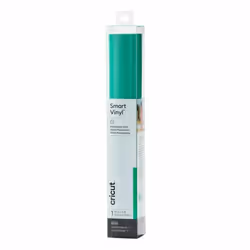 Cricut Smart Vinyl Permanent, Rotolo di vinile termosaldabile per transfer, Verde, Monocromatico, Lucido, 330 mm, 900 mm