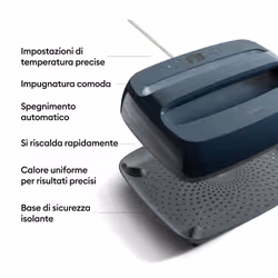 Cricut EasyPress™ SE – 30,5 x 25,4 cm + tappetino per EasyPress, 30,5 x 30,5 cm, Blue - Vista aggiuntiva 2