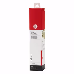 Cricut Smart Iron-On, Rotolo di vinile termosaldabile per transfer, Rosso, Monocromatico, Lucido, 330 mm, 2700 mm