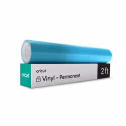 Cricut 2009589, Rotolo di vinile termosaldabile per transfer, Vinile liscio termosaldabile per transfer, Blu, Turchese, Monoc ...