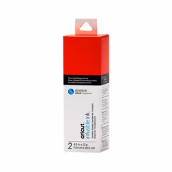 Cricut Infusible Ink, Foglio di vinile termosaldabile per transfer, Vinile liscio termosaldabile per transfer, Rosso, Monocro ...