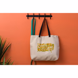 Cricut 2006829 borsa della spesa Beige, Nero Borsa tote - Vista aggiuntiva 4