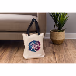 Cricut 2006829 borsa della spesa Beige, Nero Borsa tote - Vista aggiuntiva 5