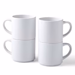 Cricut 2009392, Set, 0,3 L, Bianco, Ceramica, Universale, 4 pz