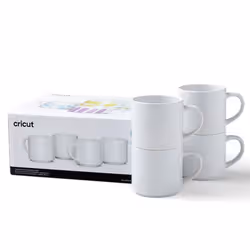 Cricut 2009392 tazza Bianco Universale 4 pz