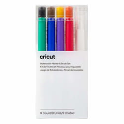 Cricut 2009979 evidenziatore 8 pz Nero, Blu, Verde, Arancione, Viola, Rosso, Giallo