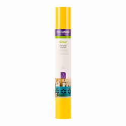 Cricut Everyday Iron-on, Rotolo di vinile termosaldabile per transfer, Giallo, Monocromatico, 305 mm, 610 mm