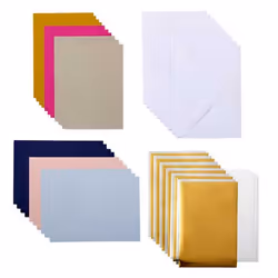 Cricut Foil Transfer Insert Cards, Sensei Sampler Biglietto di auguri standard 10 pz