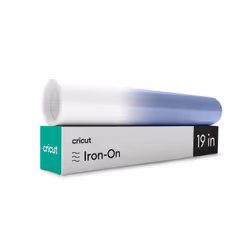 Cricut 2010177, Rotolo di vinile termosaldabile per transfer, Vinile liscio termosaldabile per transfer, Blu, Bianco, Monocro ...