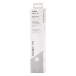 Cricut Joy Xtra Smart Iron-On, Rotolo di vinile termosaldabile per transfer, Vinile liscio termosaldabile per transfer, Argen ...