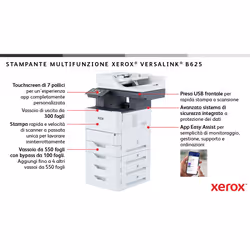 Xerox VersaLink B625V_DN stampante multifunzione Laser A4 1200 x 1200 DPI 65 ppm - Vista aggiuntiva 7