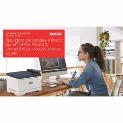 Xerox C320 A4 33 ppm Stampante fronte/retro wireless PS3 PCL5e/6 2 vassoi Totale 251 fogli - Vista aggiuntiva 5