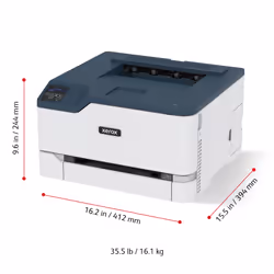 Xerox C230 A4 22 ppm Stampante fronte/retro wireless PS3 PCL5e/6 2 vassoi Totale 251 fogli - Vista aggiuntiva 7