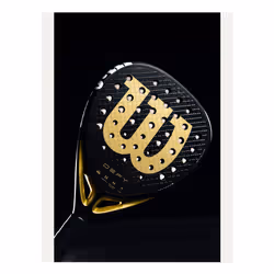 Wilson WR173711U2 racchetta da padel Nero, Oro Carbonio 1 pz - Vista aggiuntiva 4