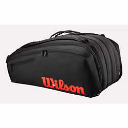 Wilson WR8038201001 Borsa per racchette da tennis Nero Poliestere - Vista aggiuntiva 2