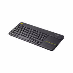 Logitech K400 Plus, Mini, Wireless, RF Wireless, QWERTY, Nero