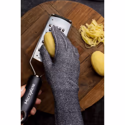 Microplane 34027, Grattugia, Protezione per mani, Grigio, 1 pz