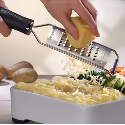 Microplane 45008 Grattugia piatta Nero, Acciaio inox - Vista aggiuntiva 4
