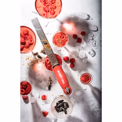 Microplane Zester Grattugia Rosso, Acciaio inox - Vista aggiuntiva 4
