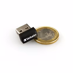 Verbatim Store 'n' Stay NANO - Memoria USB da 16 GB - Nero - Vista aggiuntiva 5