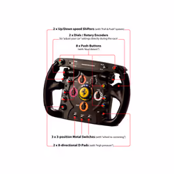 Thrustmaster Ferrari F1 Nero RF Volante Analogico PC, Playstation 3 - Vista aggiuntiva 5