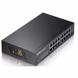 Zyxel GS1100-16 Non gestito Gigabit Ethernet (10/100/1000) Nero - Vista aggiuntiva 2