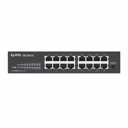 Zyxel GS1100-16 Non gestito Gigabit Ethernet (10/100/1000) Nero - Vista aggiuntiva 3
