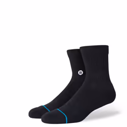 Stance Icon Quarter 3 Pack Calzini per squadra Nero 3 paio/a