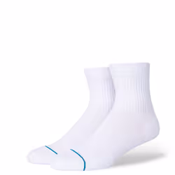 Stance Icon Quarter 3 Pack Calzini per squadra Bianco 3 paio/a