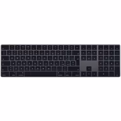 Apple Magic Keyboard con tastierino numerico - Grigio siderale, Full-size (100%), Wireless, Bluetooth, Interruttore a chiave ...