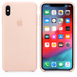 Apple Custodia in silicone per iPhone XS Max - Rosa sabbia - Vista aggiuntiva 3