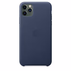 Apple Custodia in pelle per iPhone 11 Pro Max - Blu notte - Vista aggiuntiva 5
