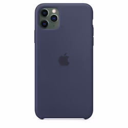 Apple Custodia in silicone per iPhone 11 Pro Max - Blu notte - Vista aggiuntiva 4