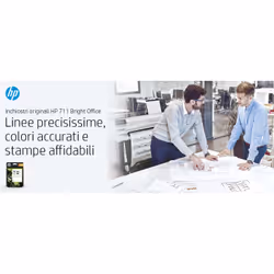 HP Confezione da 2 cartucce di inchiostro nero DesignJet 711, 80 ml