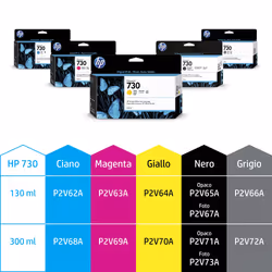 HP Cartuccia di inchiostro nero opaco DesignJet 730 da 130 ml - Vista aggiuntiva 5