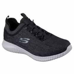 Skechers Elite Flex - Hartnell, Maschio, Adulto, Sneaker alla moda, Nero, Grigio, Fantasia, Chiusura con lacci