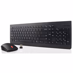 Lenovo 4X30M39478, Full-size (100%), Wireless, RF Wireless, QWERTY, Nero, Mouse incluso
