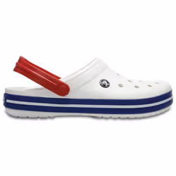 Crocs Crocband Maschio Blu, Rosso, Bianco