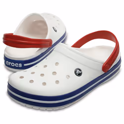 Crocs Crocband Maschio Blu, Rosso, Bianco