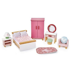 Tender Leaf Toys Dovetail Bedroom Set Bagno per bambola