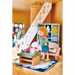 Tender Leaf Toys Dovetail Sitting Room Set Set di mobili per bambola - Vista aggiuntiva 3