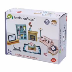 Tender Leaf Toys Dovetail Sitting Room Set Set di mobili per bambola - Vista aggiuntiva 4