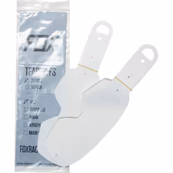 FOX Vue Standard Tear off, trasparente per uomo