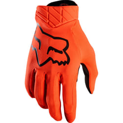 FOX Airline Guanti Motocross, nero-arancione, dimensione 2XL per uomo