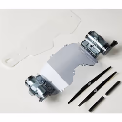 FOX MX20 Airspace / Main Sistema di visione totale, grigio per uomo