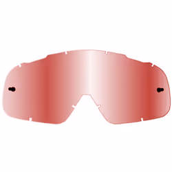 FOX Airspace / Main MX20 Chrome Lexan Mirrored Obiettivo di ricambio, rosso per uomo