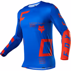 FOX Flexair RIGZ Maglia Motocross, blu, dimensione S per uomo
