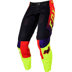 FOX 360 Voke Pantaloni Motocross, nero-giallo, dimensione 30 per uomo