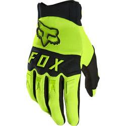 FOX Dirtpaw Guanti Motocross, nero-giallo, dimensione S per uomo